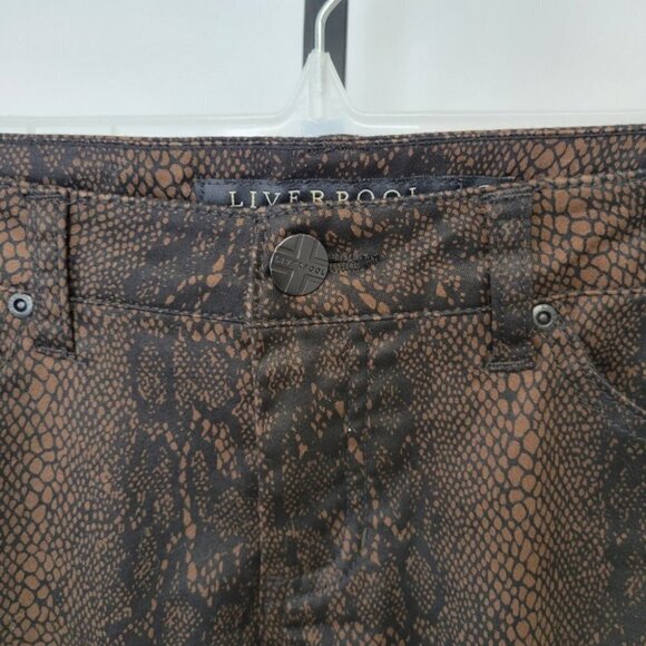 Liverpool  Snake Print Jeans - Picture 3 of 5